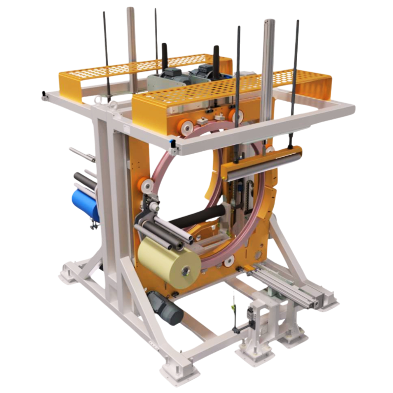 高速連線型水平纏繞膜機