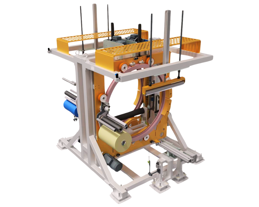 高速連線型水平纏繞膜機