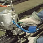 氣動鐵扣鋼帶打包機