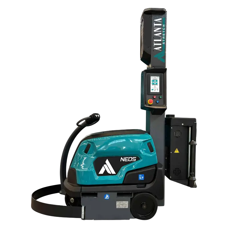 直立式桅桿自走式纏繞膜機