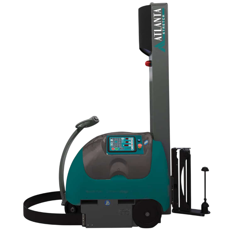 直立式桅桿自走式纏繞膜機