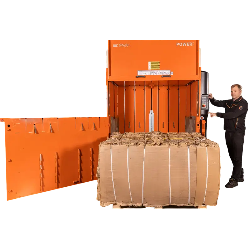 直立式中大型廢棄物壓縮機